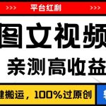 2024最新蓝海项目，逛逛京东图文视频带货，无需剪辑，月入20000+